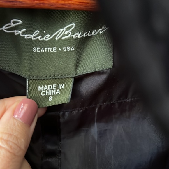 Eddie Bauer down black womens coat jacket - Picture 4 of 4